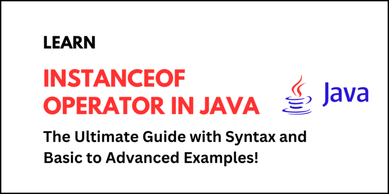 Java instanceof operator
